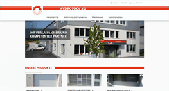 Desktop Screenshot of hydrotool.ch